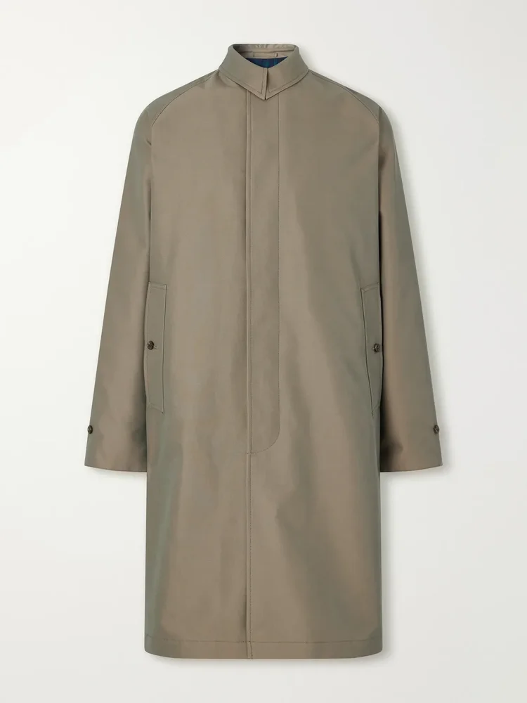 Cotton-Blend Gabardine Trench Coat
