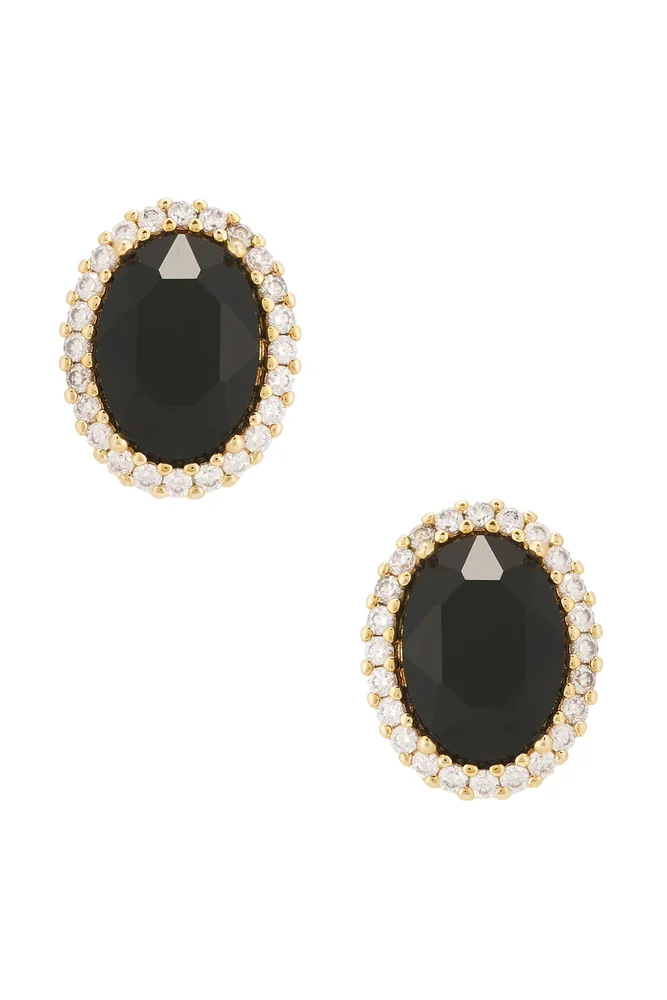 Omega Clasp Oval Earrings