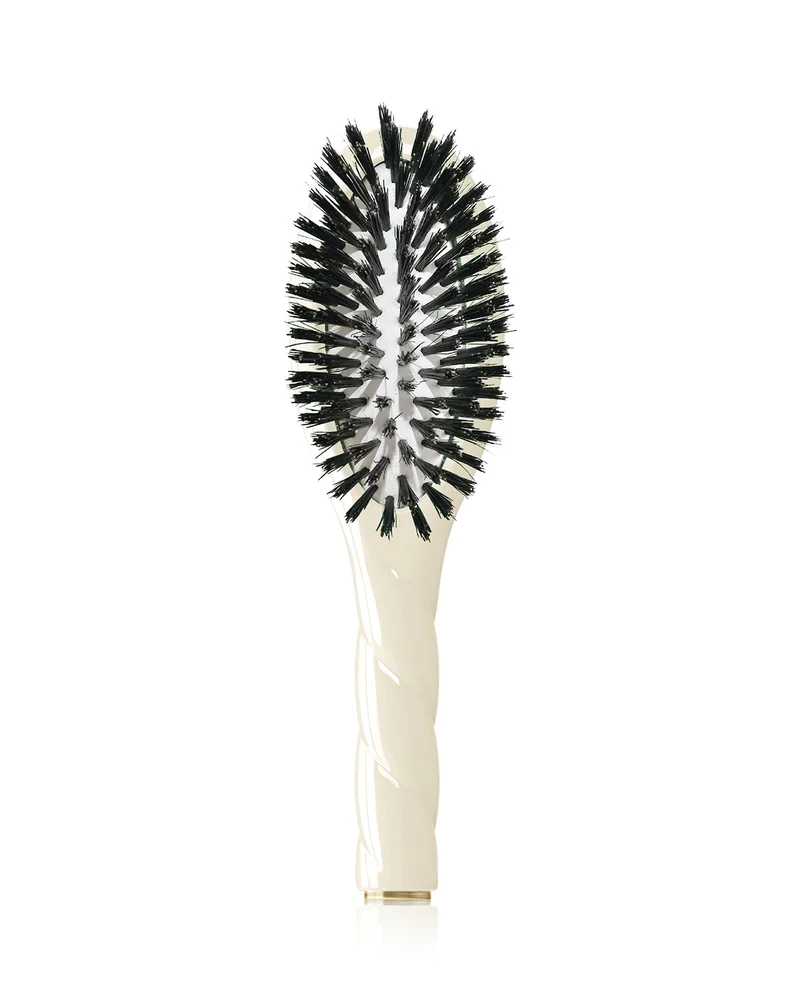 N.01 the Small Universal Shine & Care Hair Brush, Creamy White