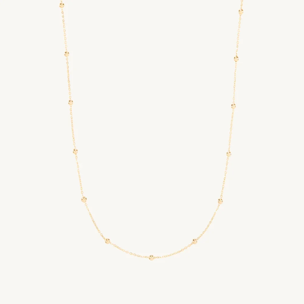 Little Orb Gold Chain Necklace