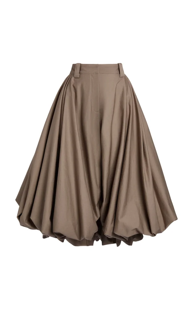 Cotton Twill Balloon Shorts