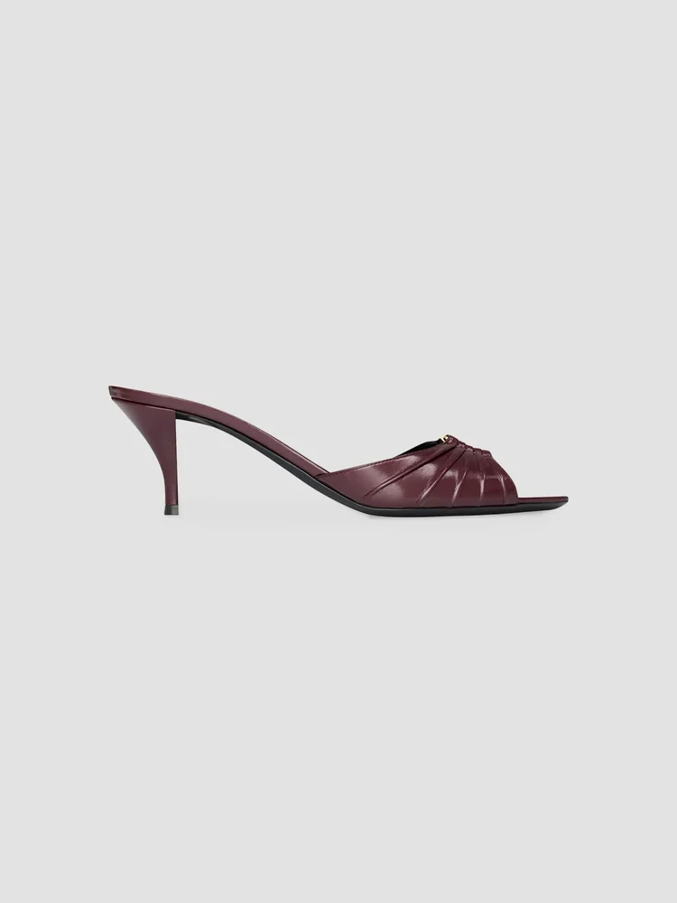 Babylone Mules in Smooth Leather