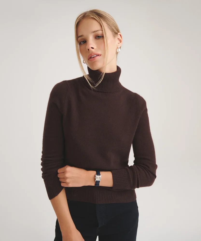 Naadam Basic Cashmere Turtleneck Sweater