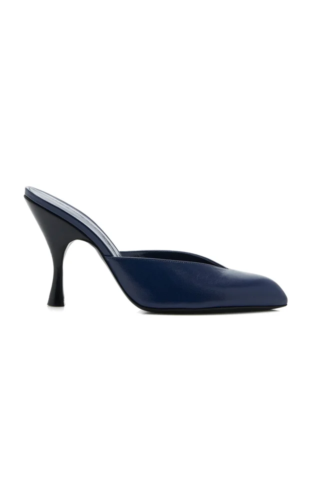 Sitting Pretty Leather Mules