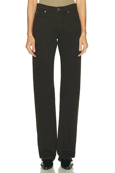 Graham Low Rise Straight Twisted Seam