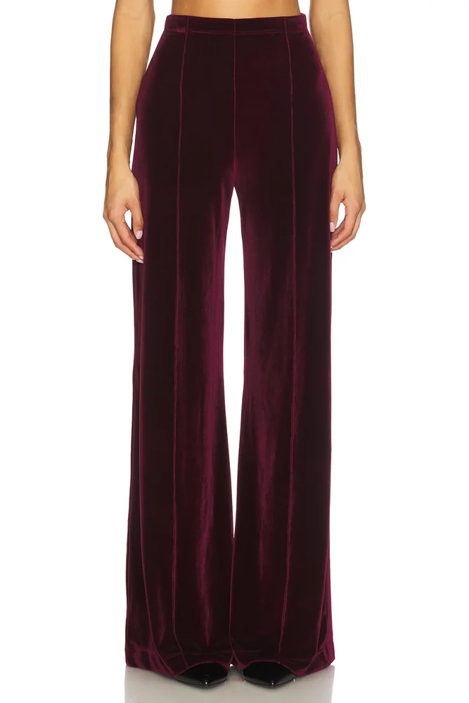 Velvet Wide Leg Pant