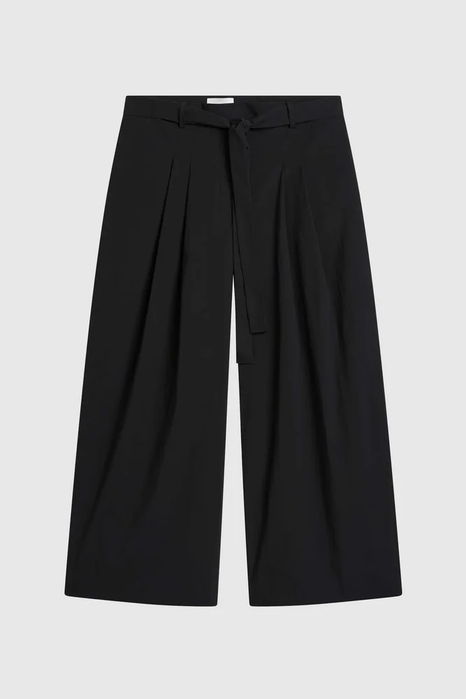 Adjustable Palazzo Pants - Black