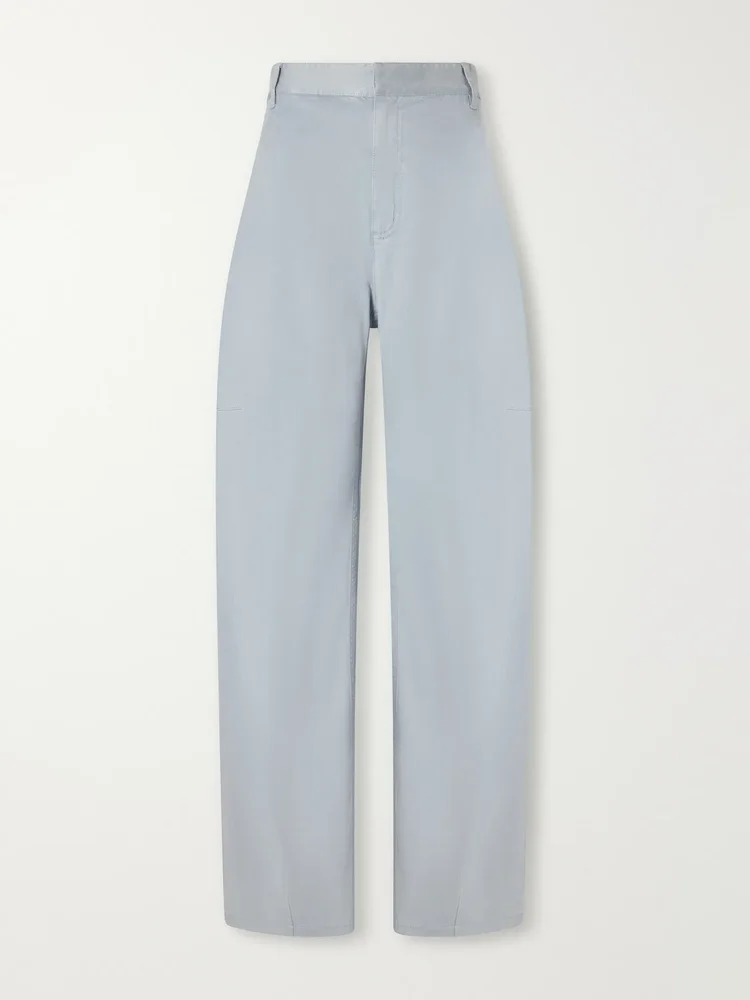 Sid Lyocell-blend twill wide-leg pants