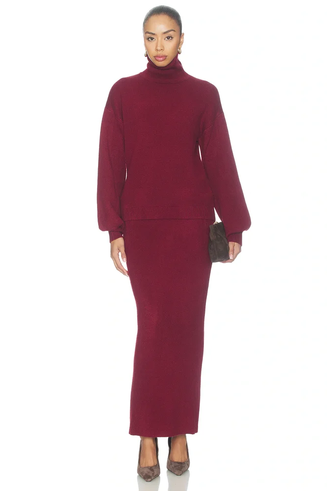 Stevie Knit Maxi Skirt Set