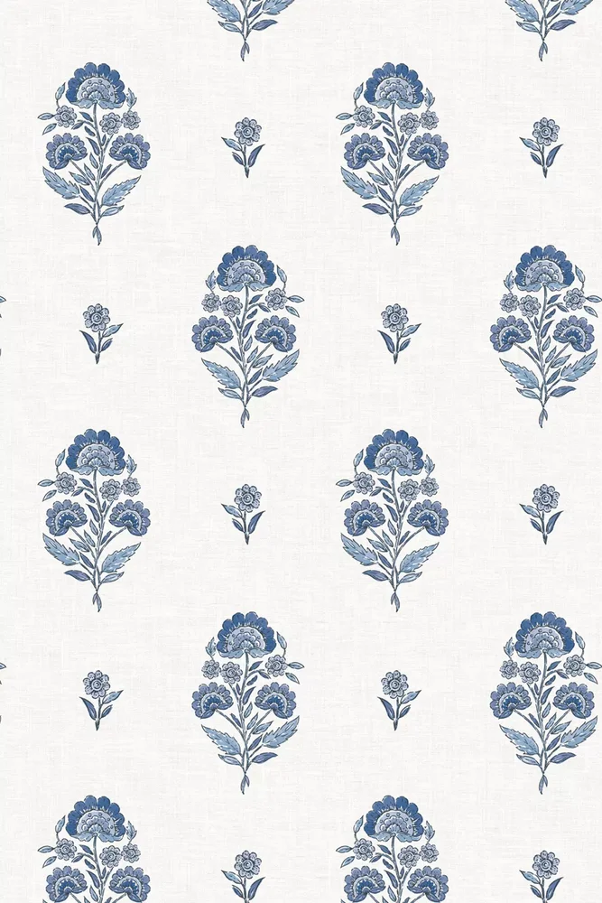 Floral Spot Matte Peel-and-Stick Wallpaper