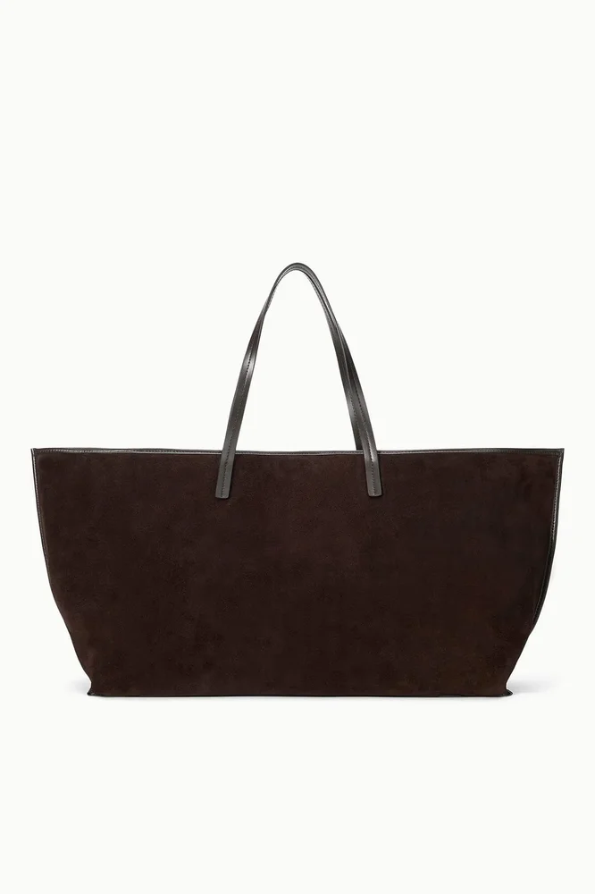 STAUD FALL 2026 CHRISTOS LARGE TOTE | ESPRESSO SUEDE