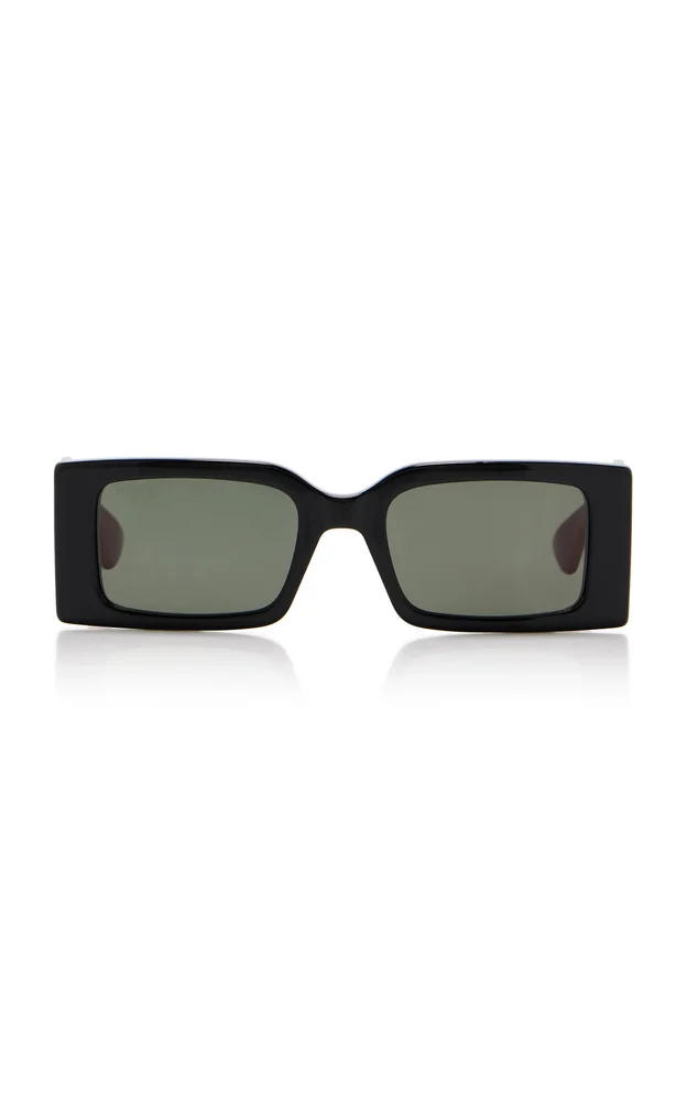 Square-Frame Acetate Sunglasses
