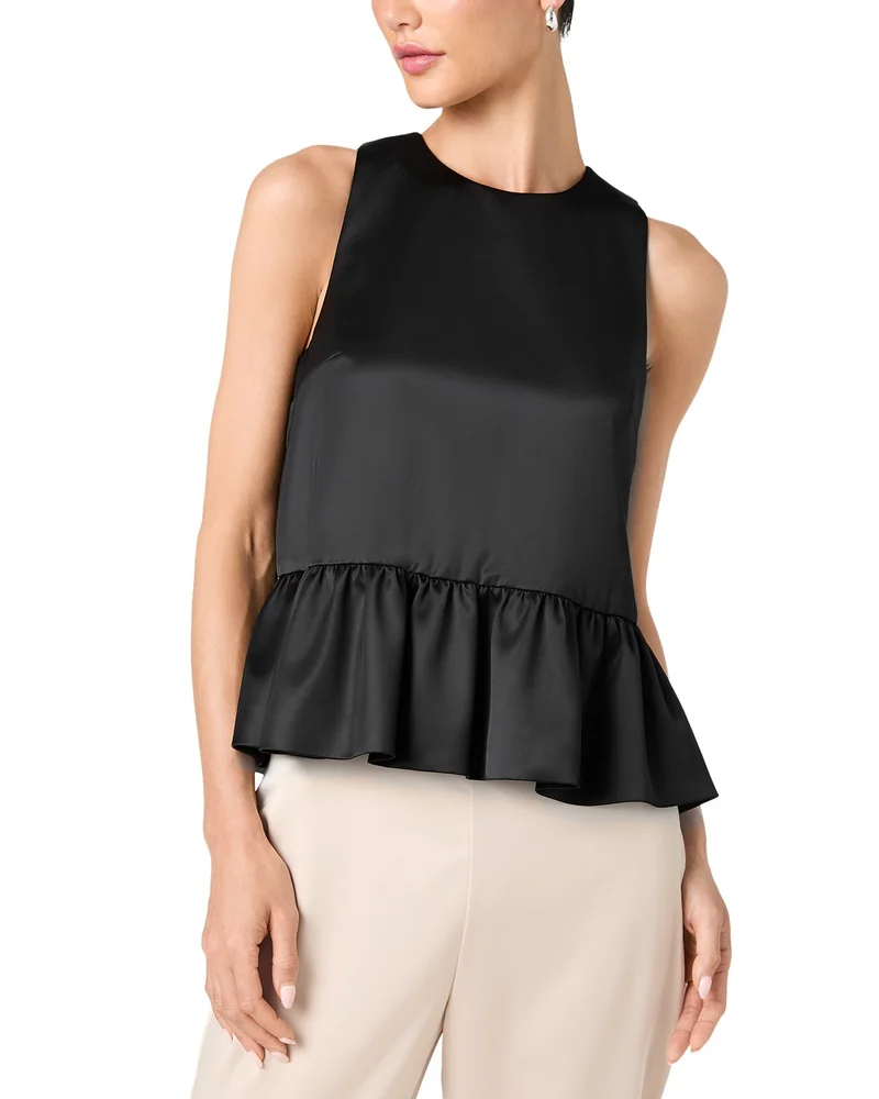 Carey Satin Sleeveless Top