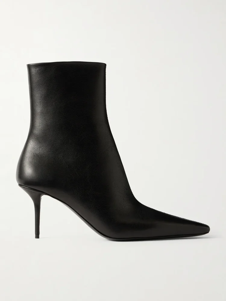 ashley leather ankle boots
