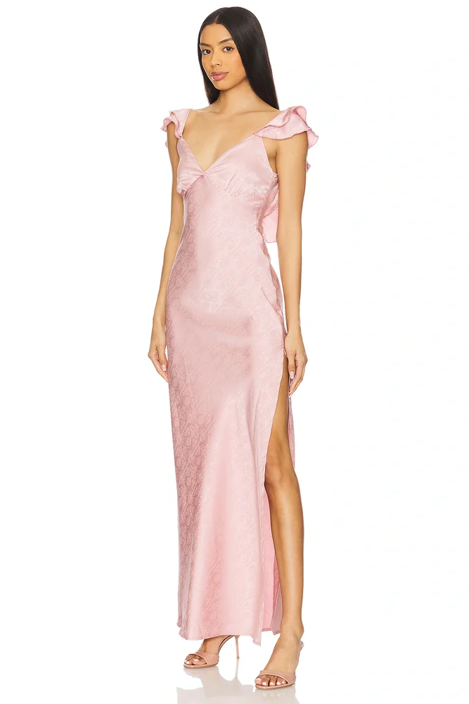 Becky Ruffle Maxi Dress
