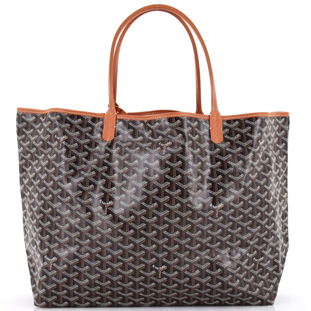 Pre-Owned Saint Louis Tote Coated Canvas GM in Brown