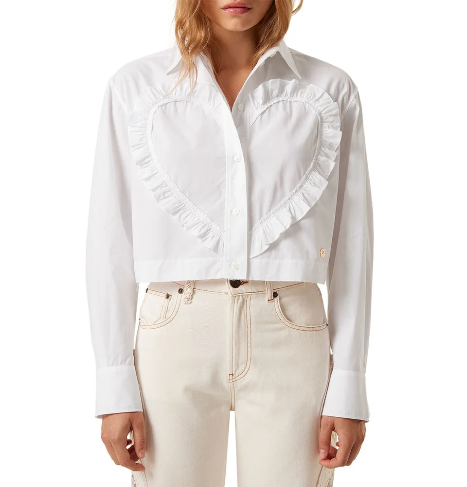 Heart Shaped Ruffle Shirt