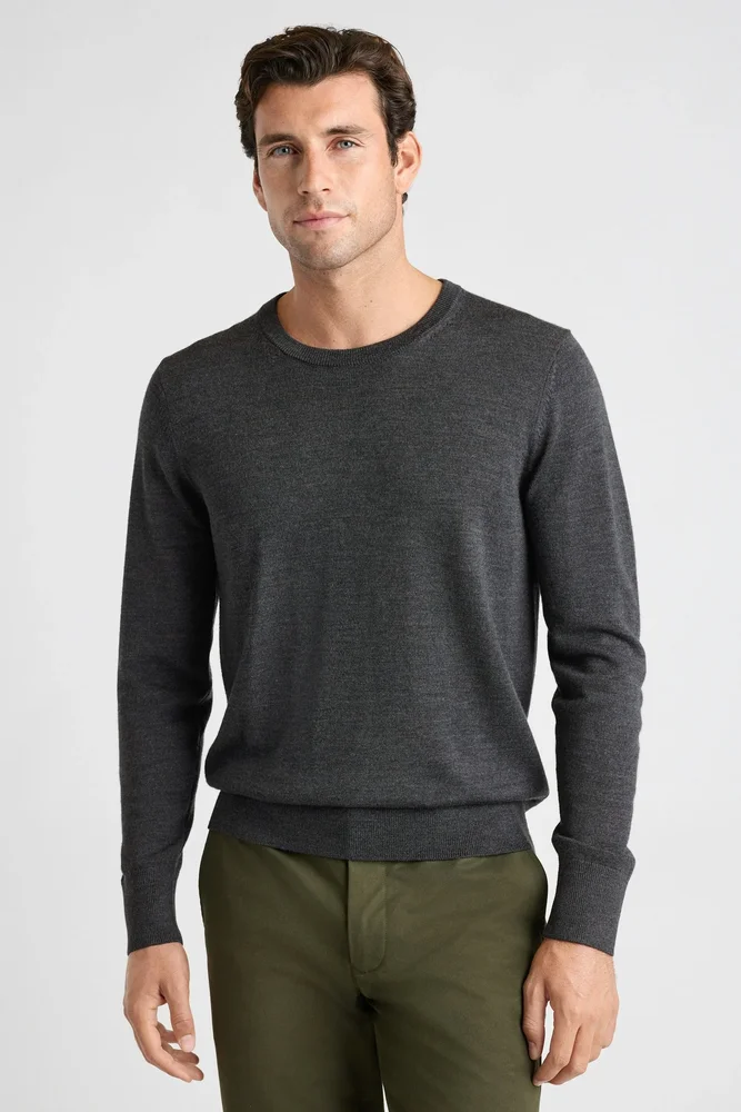 Washable Merino Crew Neck Sweater