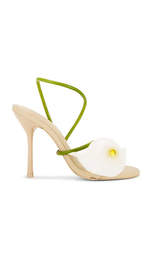Aves Bare Kitten Heel Sandal - Fig