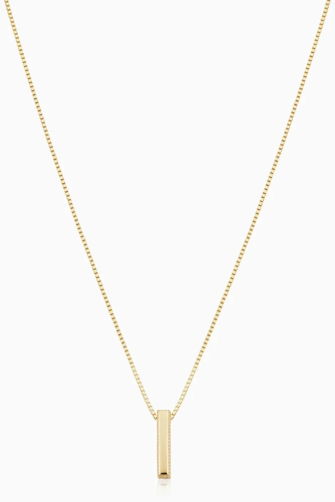 14K Gold Love Letter Initial Necklace