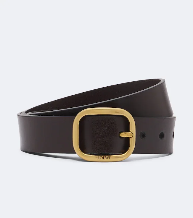 Leather belt