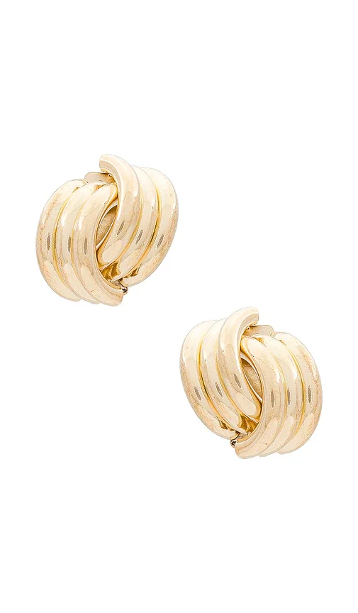 X Revolve Knot Earrings