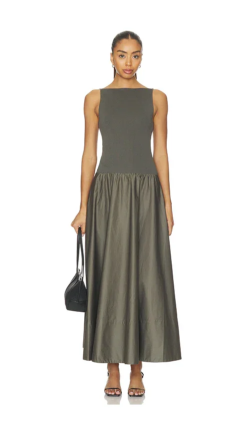 Backless Circle Hem Dress
