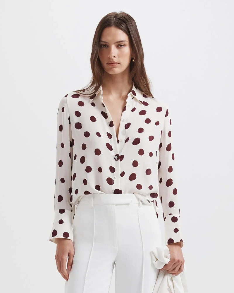 Dolcetto Silk Long Sleeve Shirt