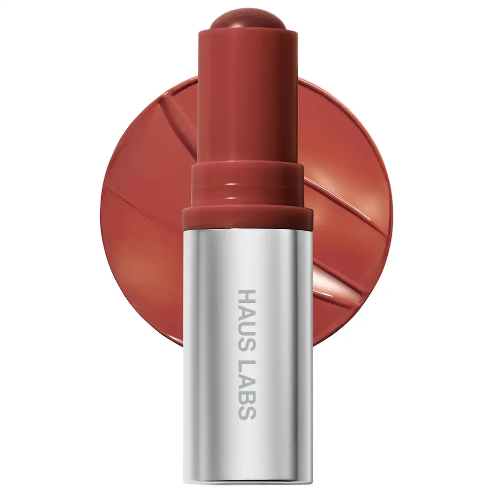 Color Fuse Longwear Hydrating Glassy Lip + Cheek Blush Balm Stick in Glassy Cayenne