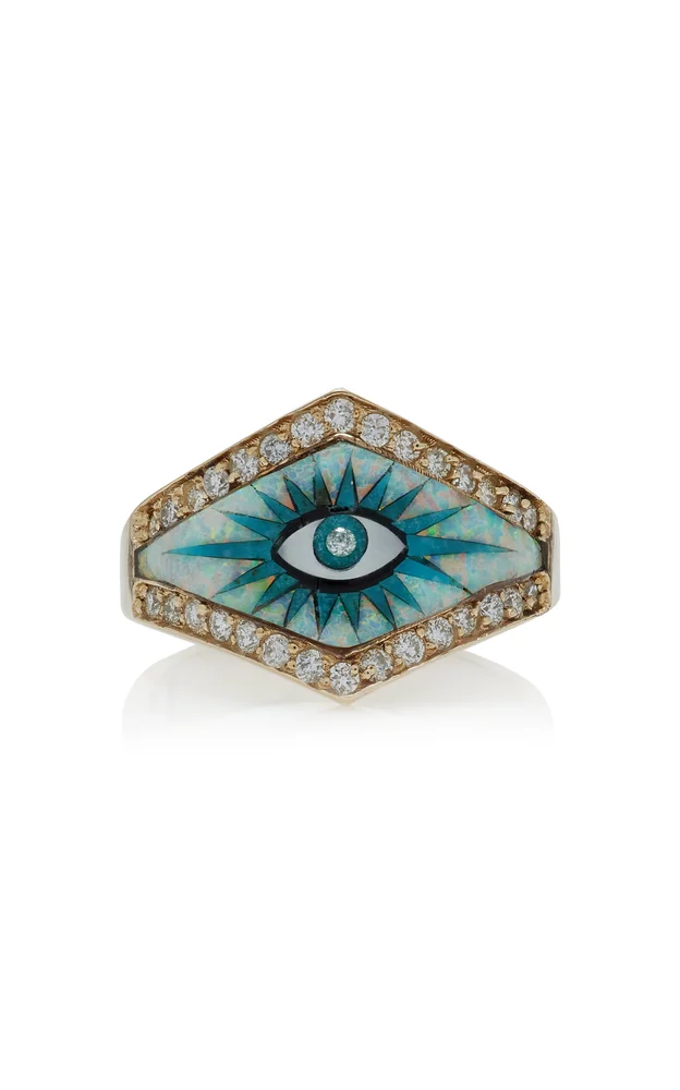 Exclusive La Isla 14K Yellow Gold Eyeburst Ring