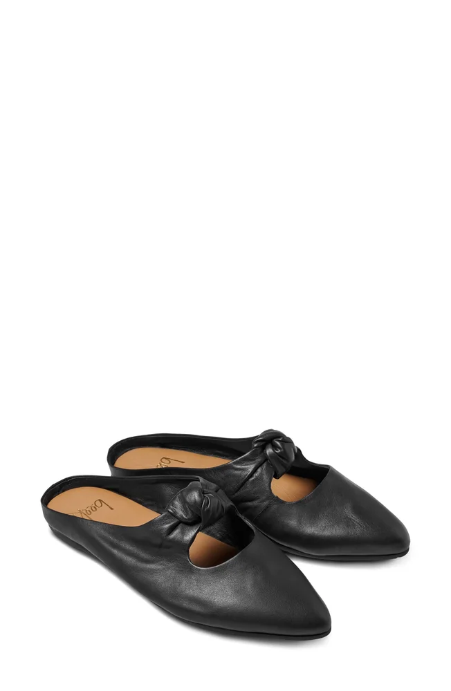 Noddy Leather Flat Mule
