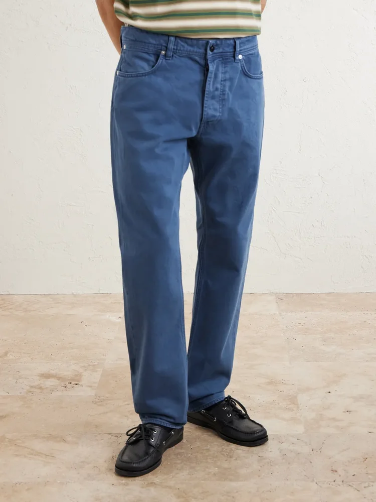 DENIM Denim Slim-Fit Straight-Leg Jeans