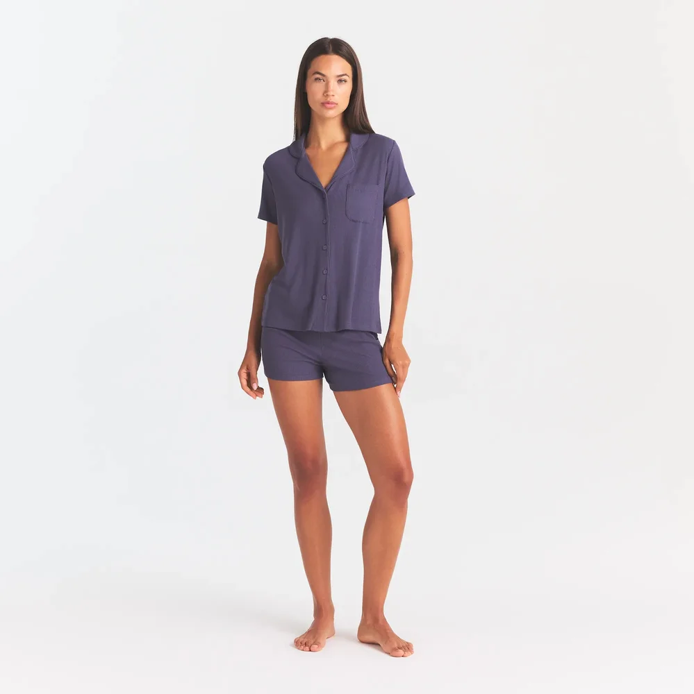 SOFT LOUNGE Short Sleep Set | Sleet