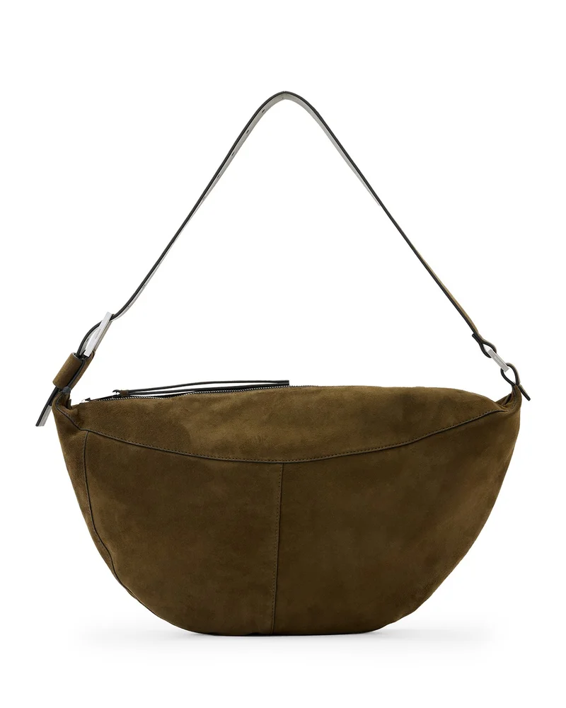 Luna Suede Shoulder Bag