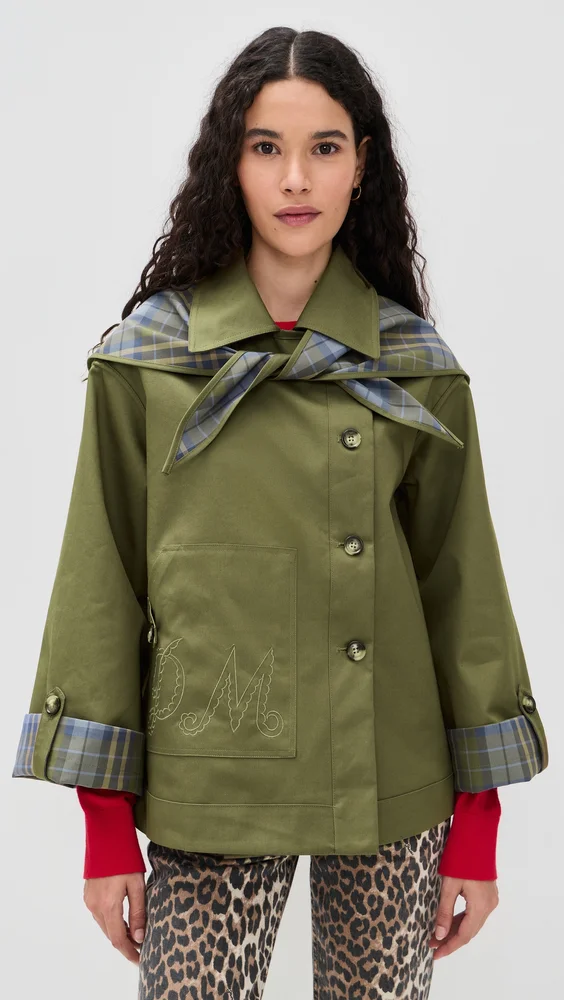 Reversible Jerry Crop Trench Coat