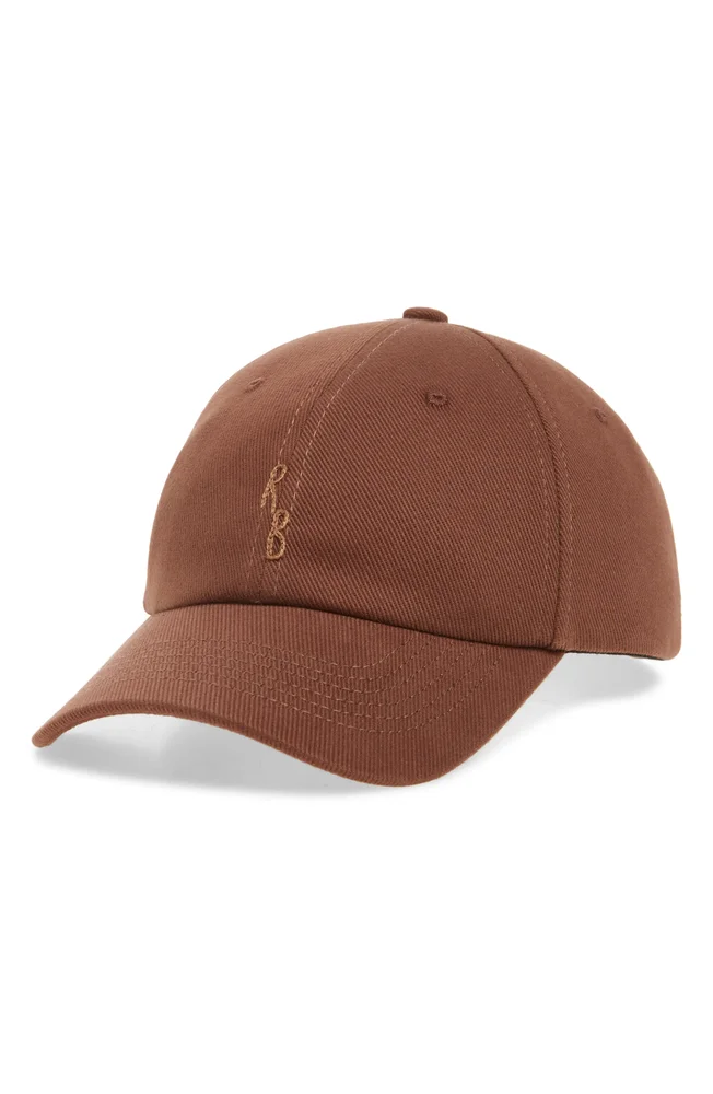 Hand Embroidered Cotton Twill Baseball Cap