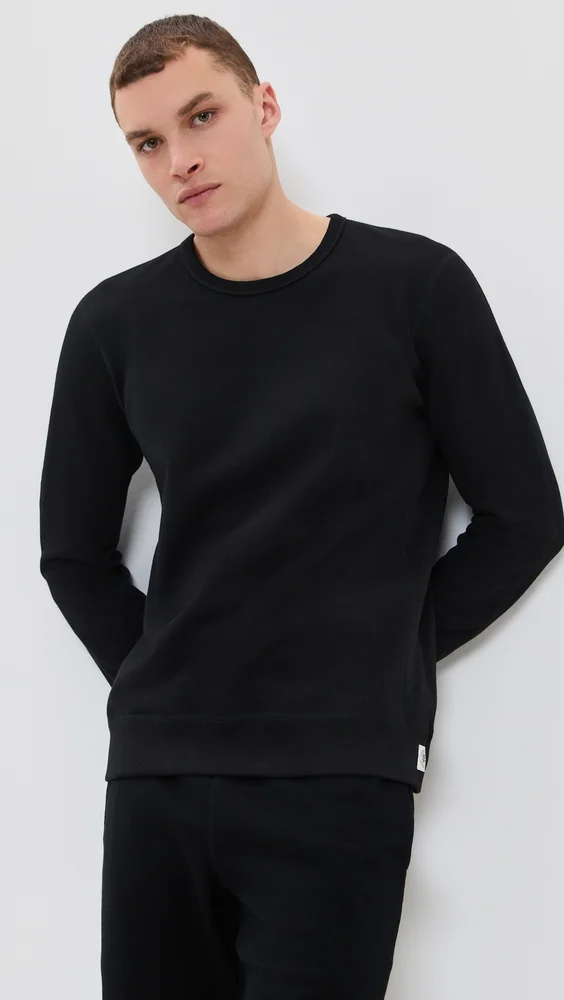 Mid-weight Terry Slim Crew Neck