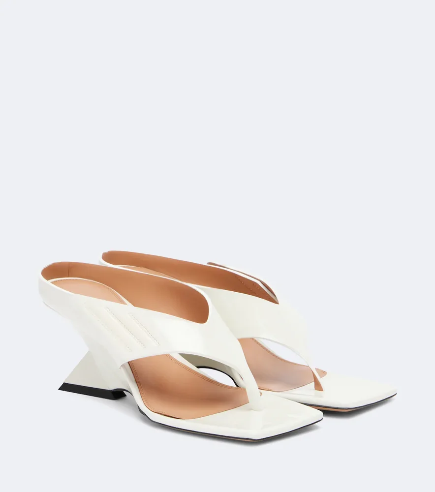 Cheope patent leather wedge sandals