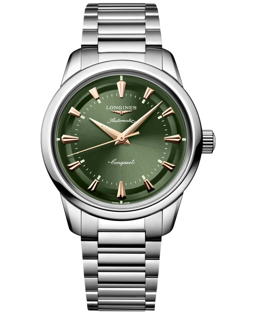 Conquest Heritage Automatic Stainless Steel Watch