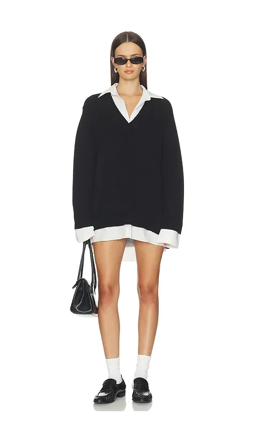 Lyle Collared Sweater Dress