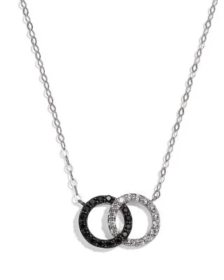 Stone Pendant Necklace (Gold/Black)