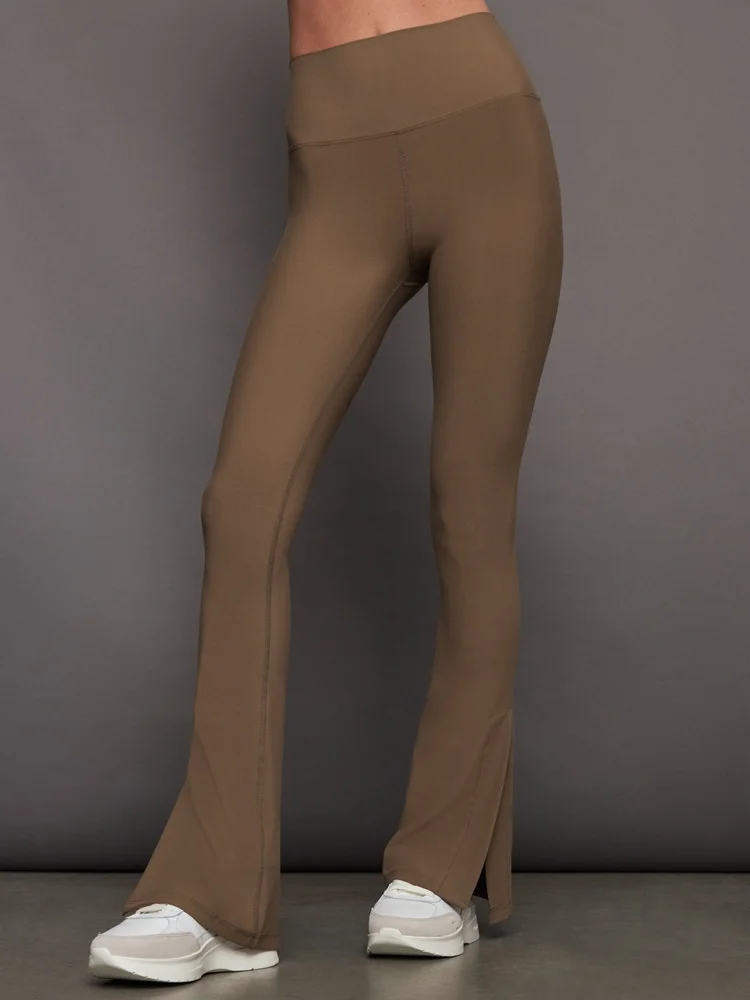 Split Bootcut Legging in Melt, Caribou