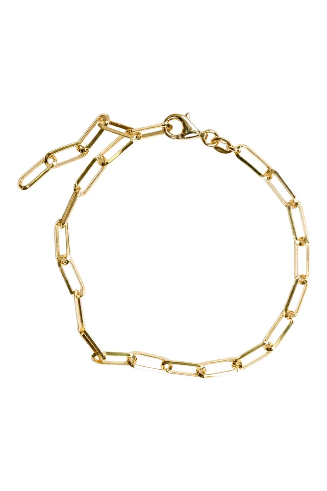 Paperclip Link Bracelet