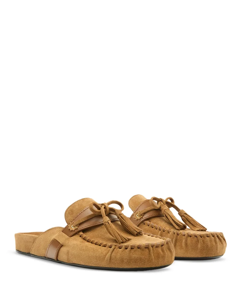 Malvin Suede Moccasin Mules