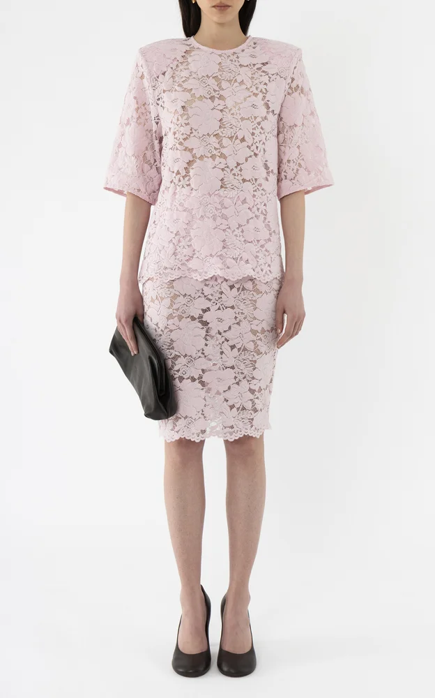 Boxy Velvet Lace Top Exclusive