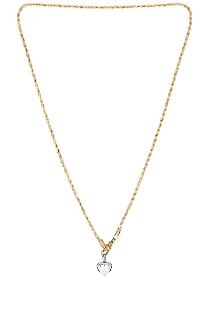 Heart Georgian Cut Pendant Necklace