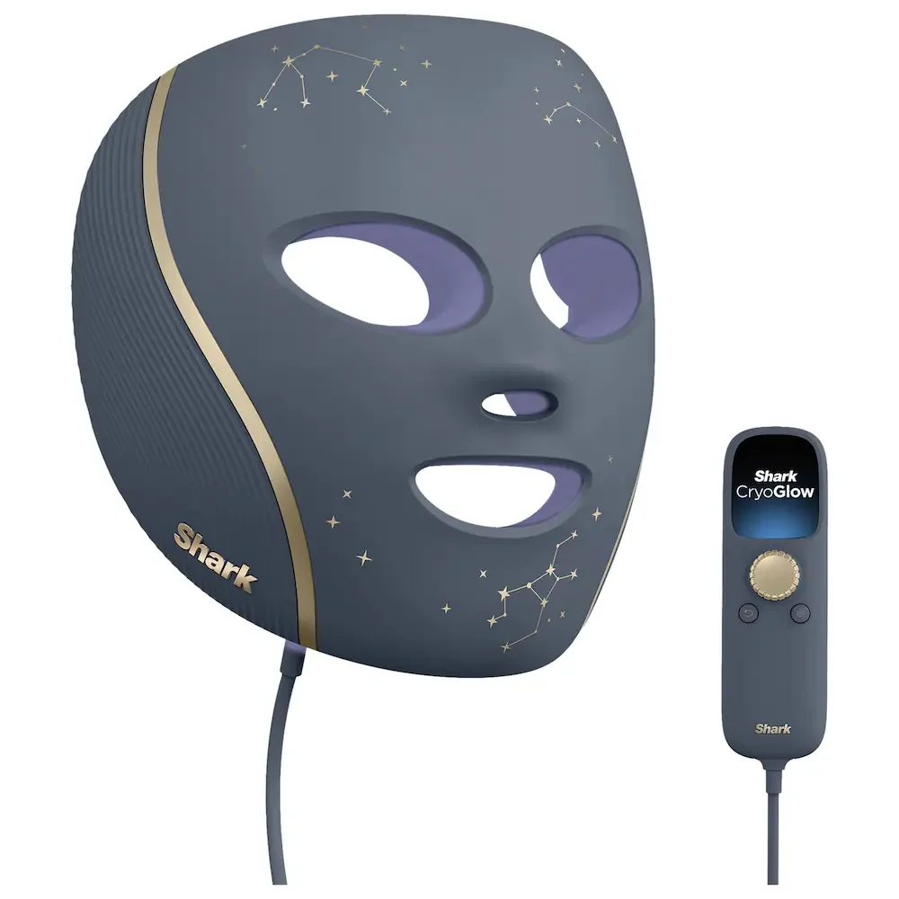 Shark CryoGlow Under-Eye Cooling + LED Anti-Aging Red Light & Skin Clearing Mask in Celestial Skies