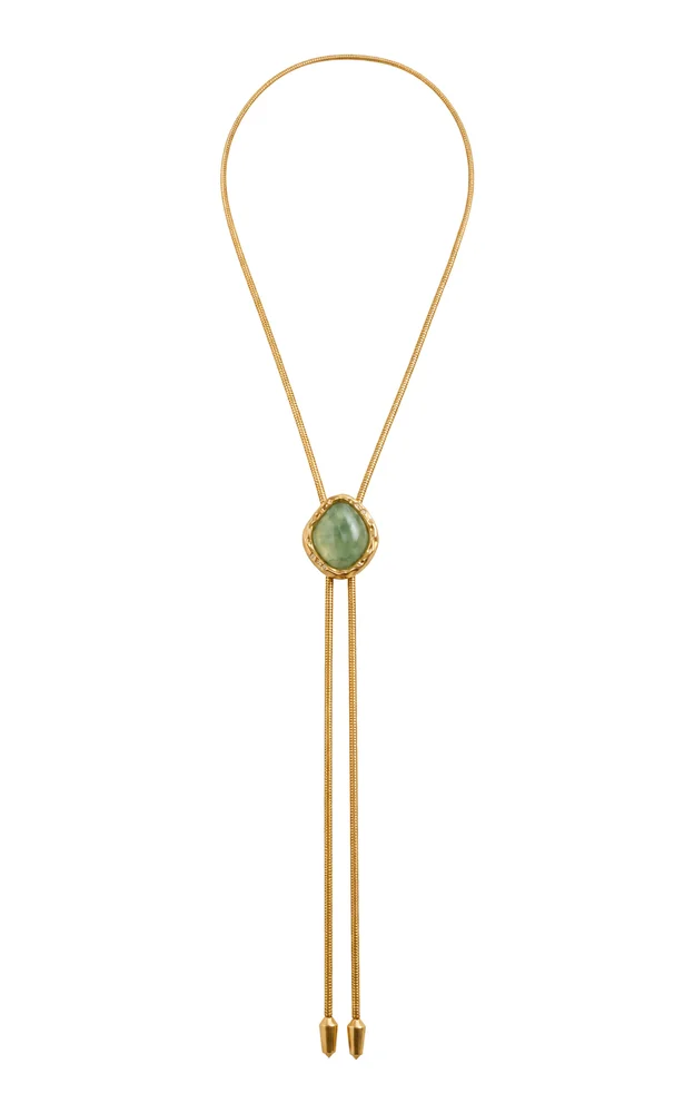 The Lola In Gold With Prehnite
