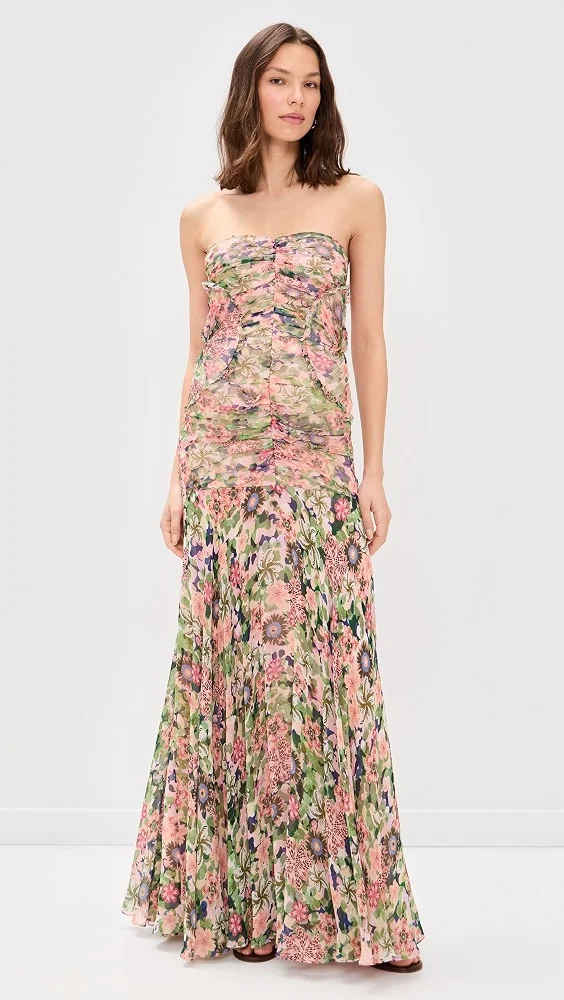 Kristie Silk Maxi Dress