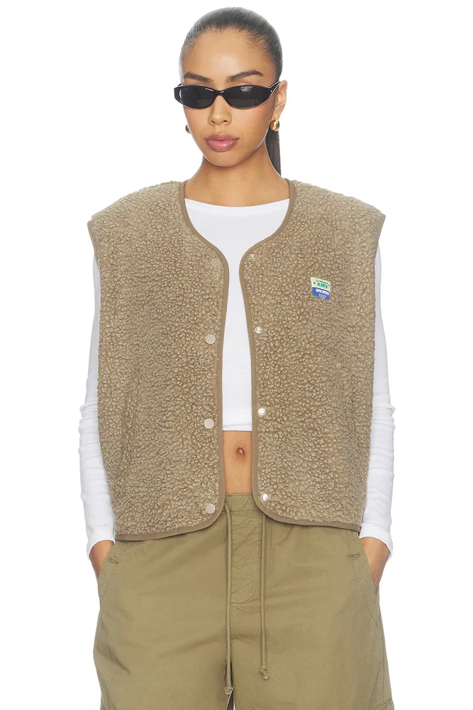 Hoktown Vest in Muscade Chine